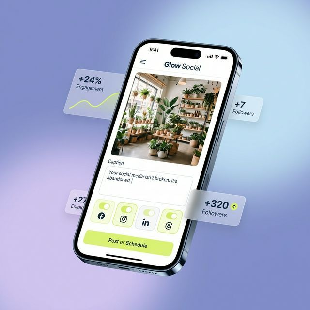 Welcome to GlowSocial - AI-powered social media marketing