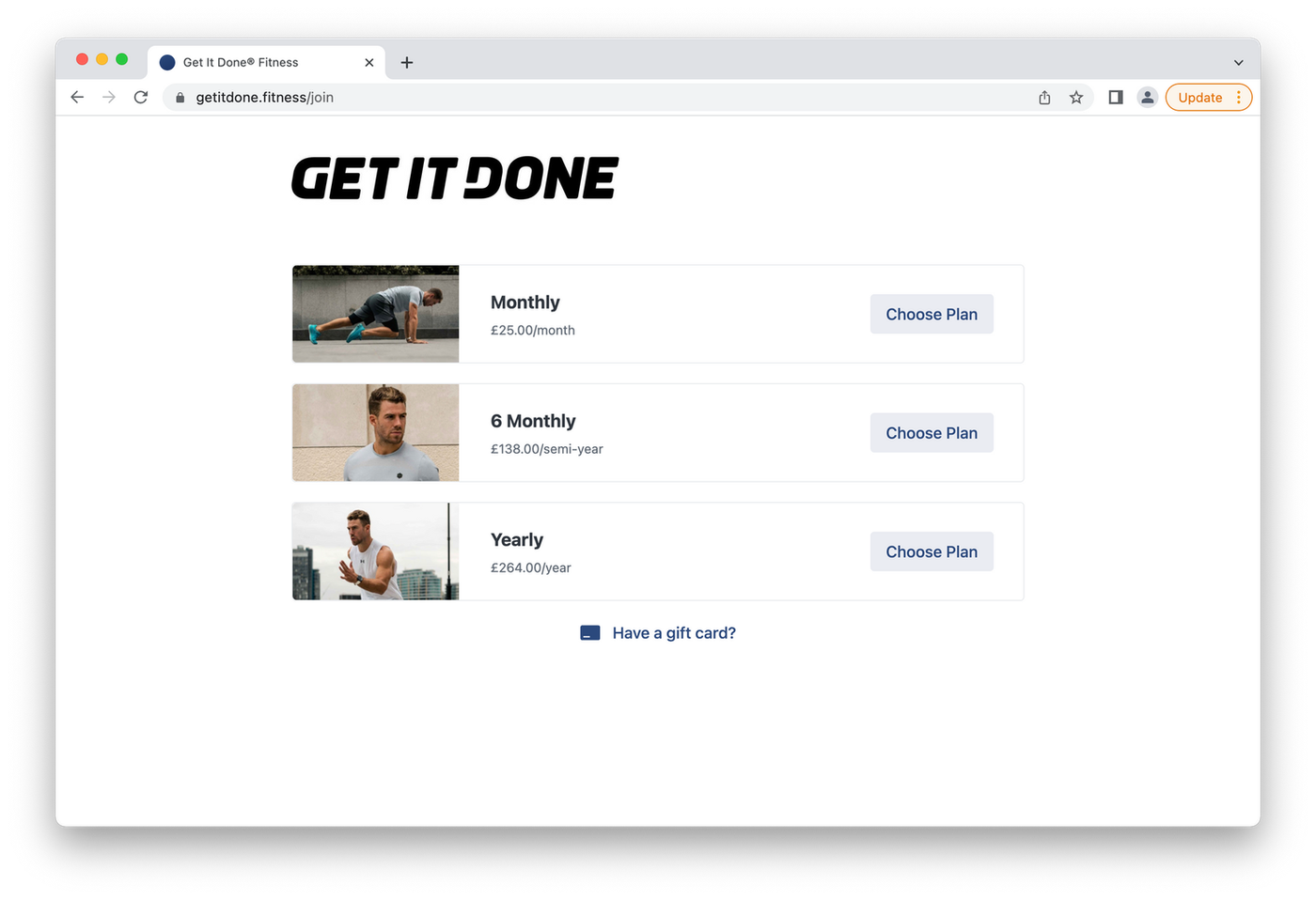 Get It Done's plan offerings