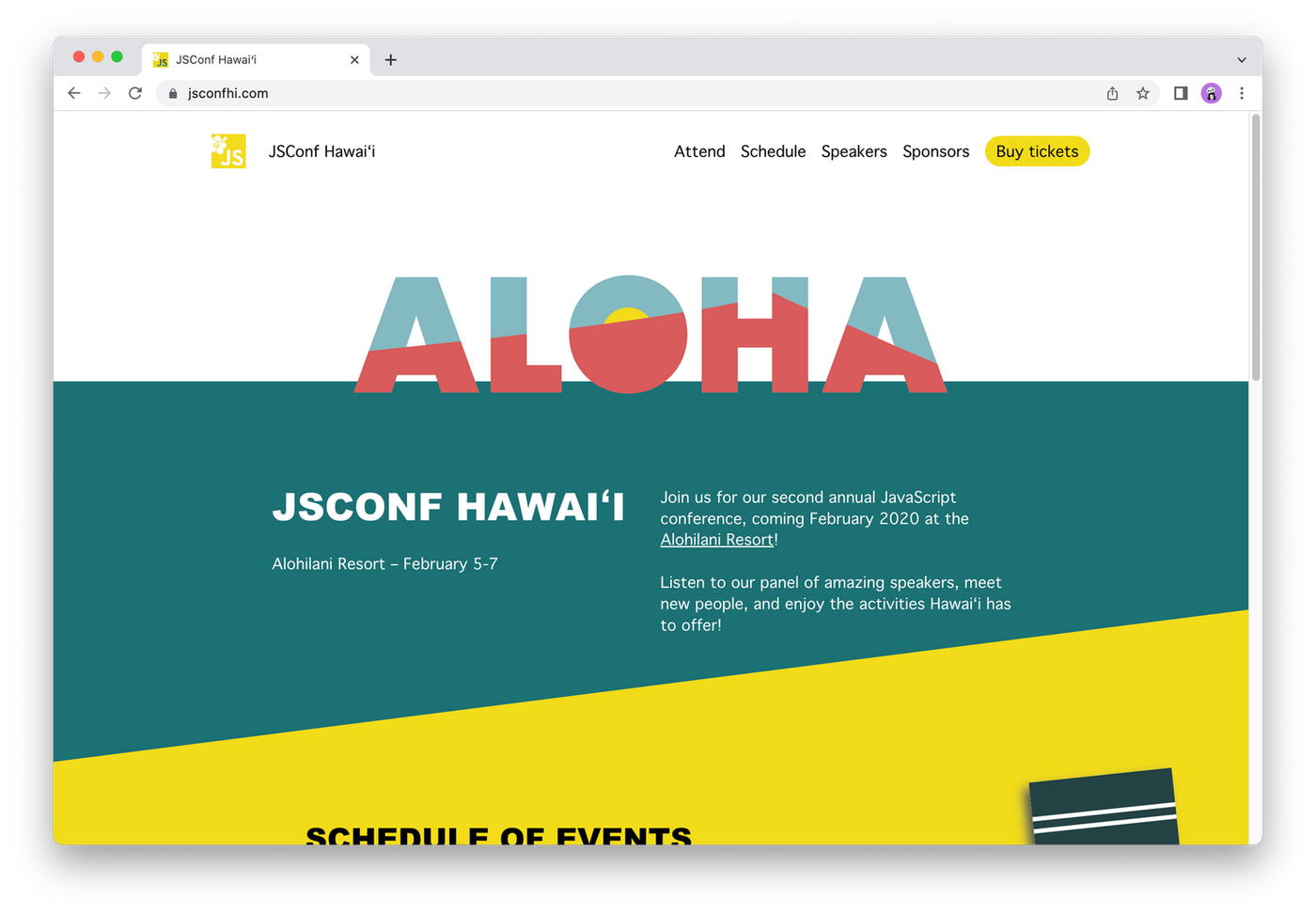 https://www.jsconfhi.com/ homepage