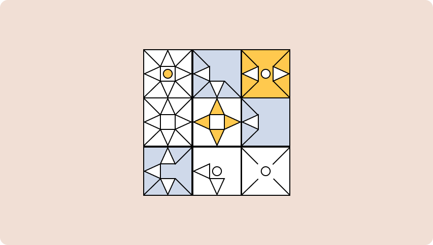tiles on a pink background
