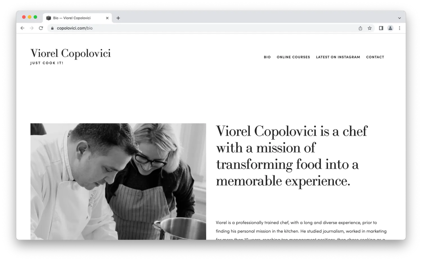 Two chefs on a white background