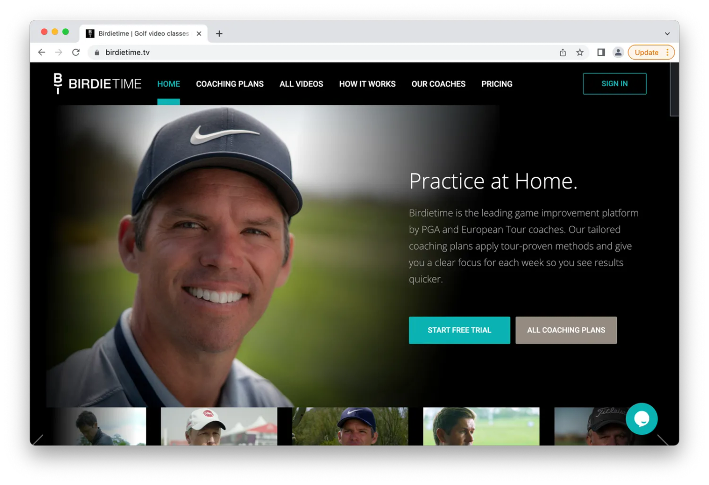 Birdietime's home page