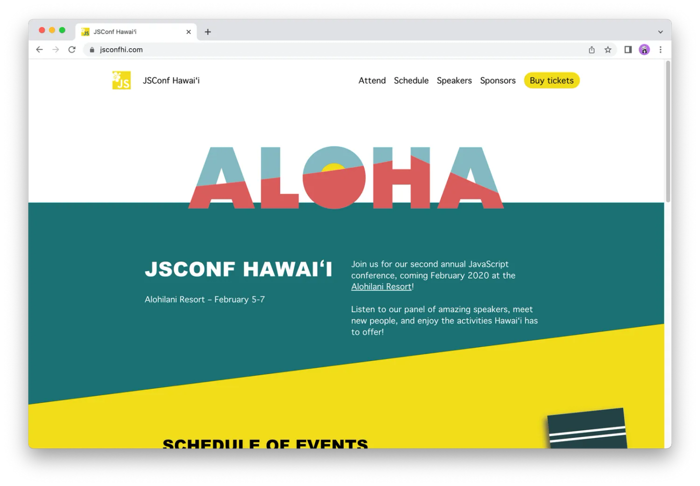 https://www.jsconfhi.com/ homepage