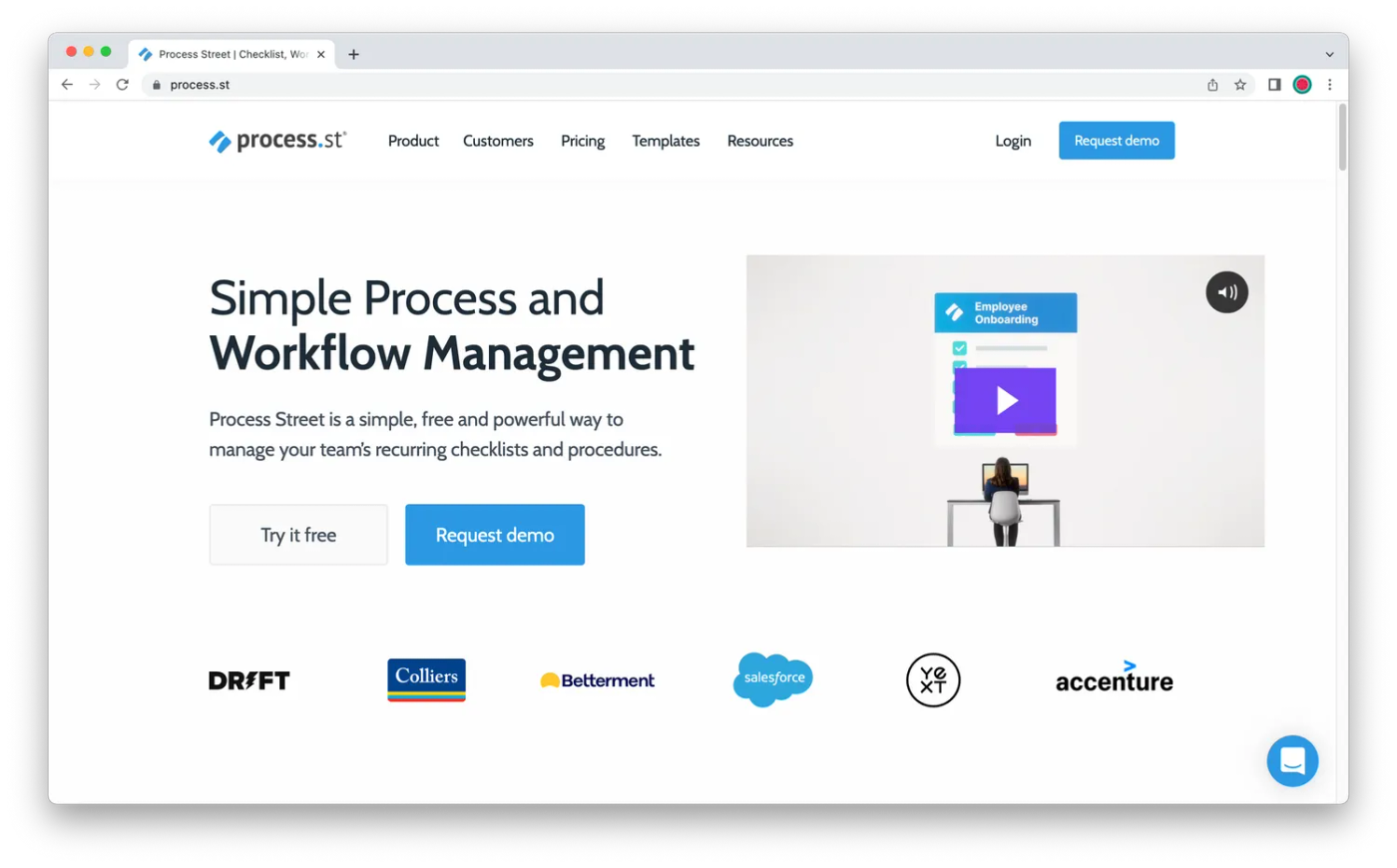 Process Stree homepage