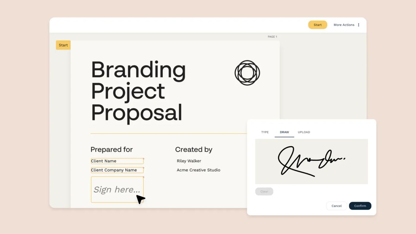 electronic signing with papersign