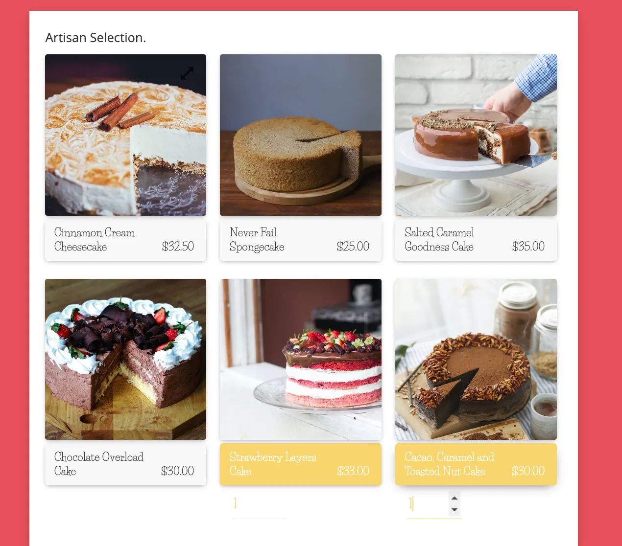 Cake order form template 
