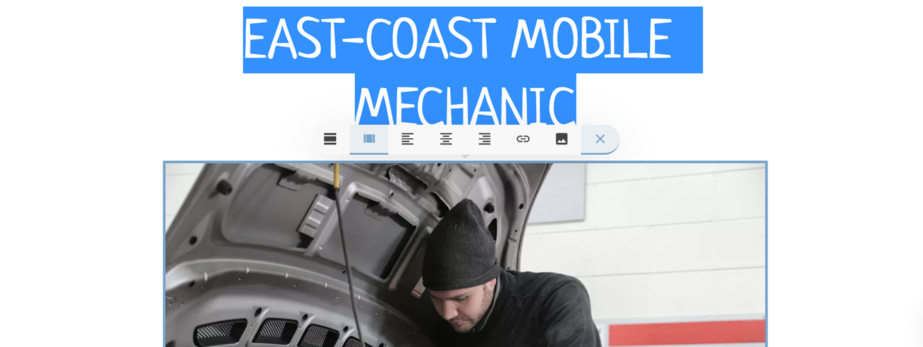 Editing your mobile mechanic order form in Paperform