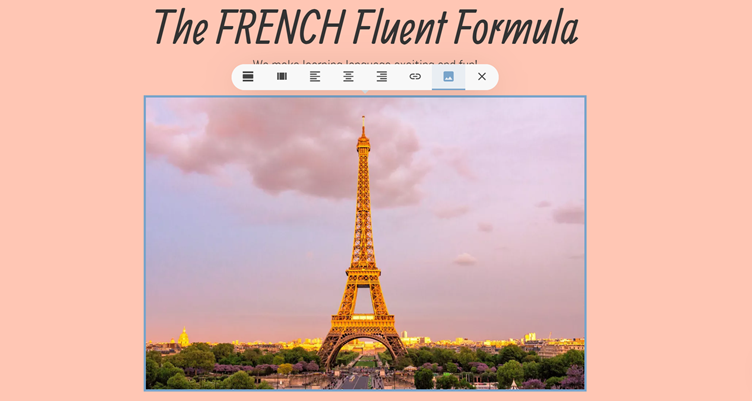 Deleting and adding images to your class scheduling form