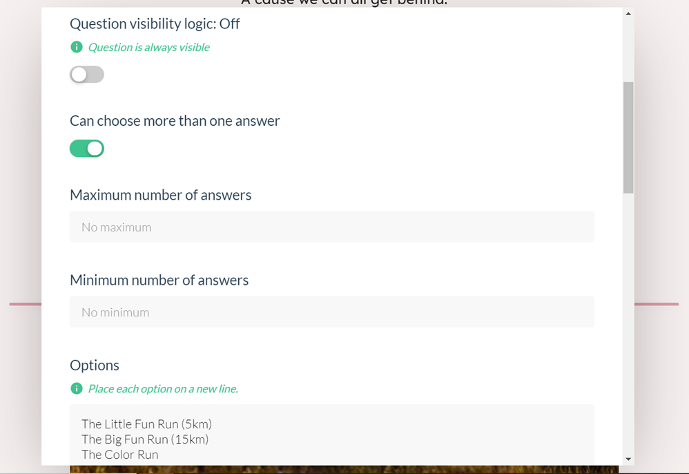 Implementing conditional logic in Paperform