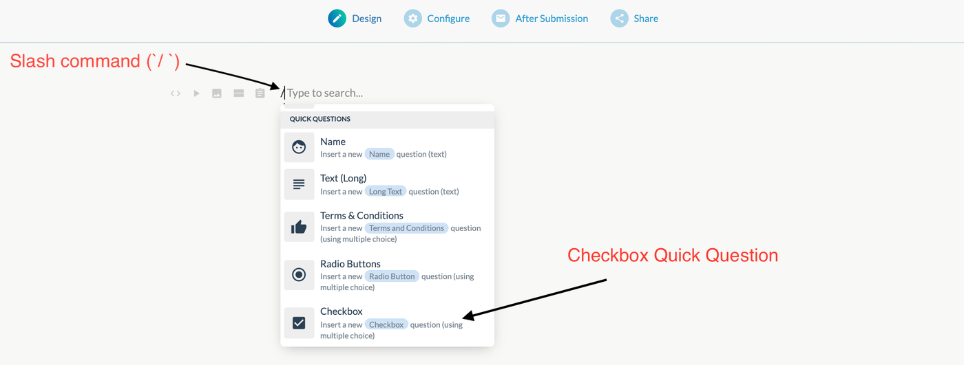 How to I add checkbox field quickly? | Paperform Help Center