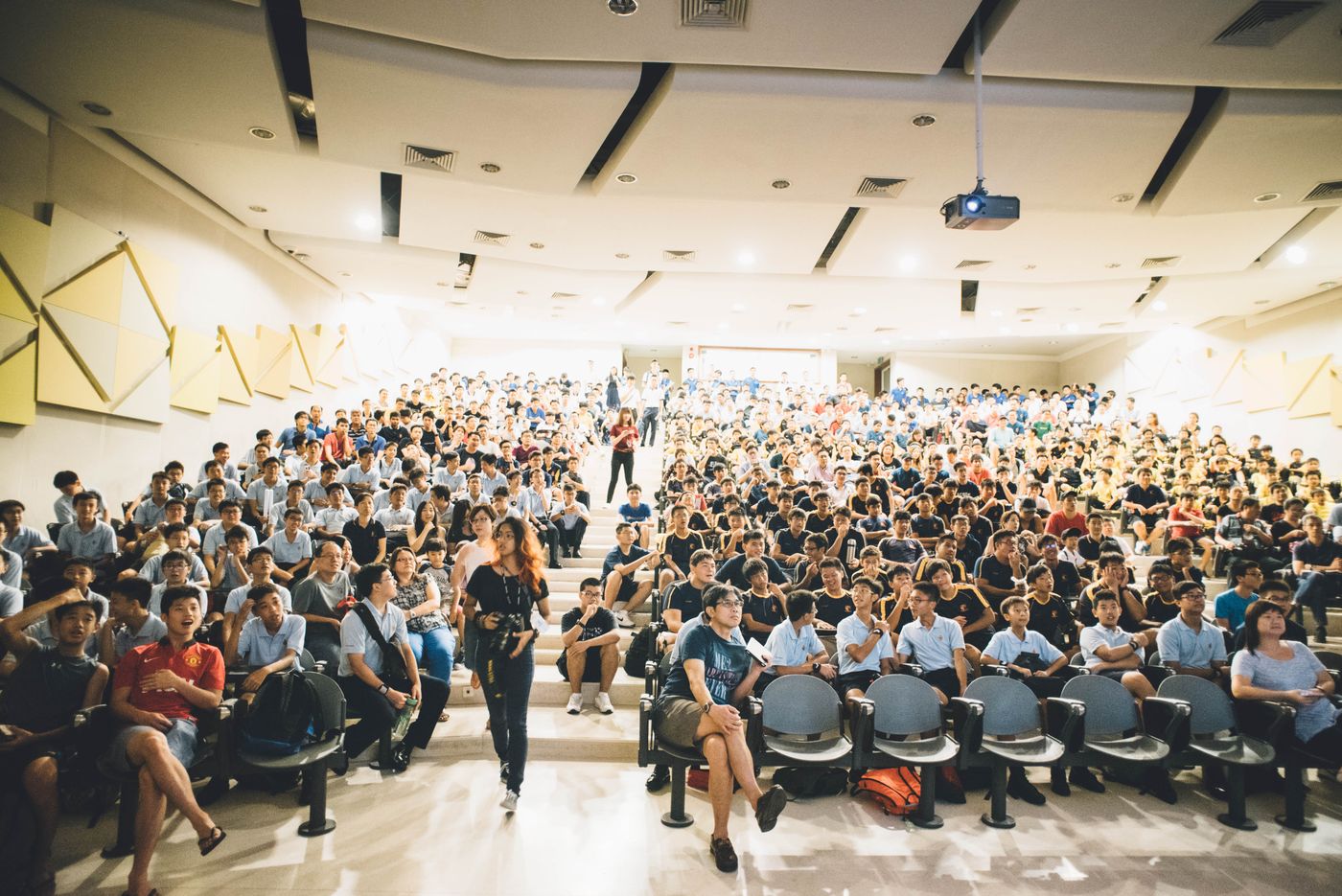 audience attending an event