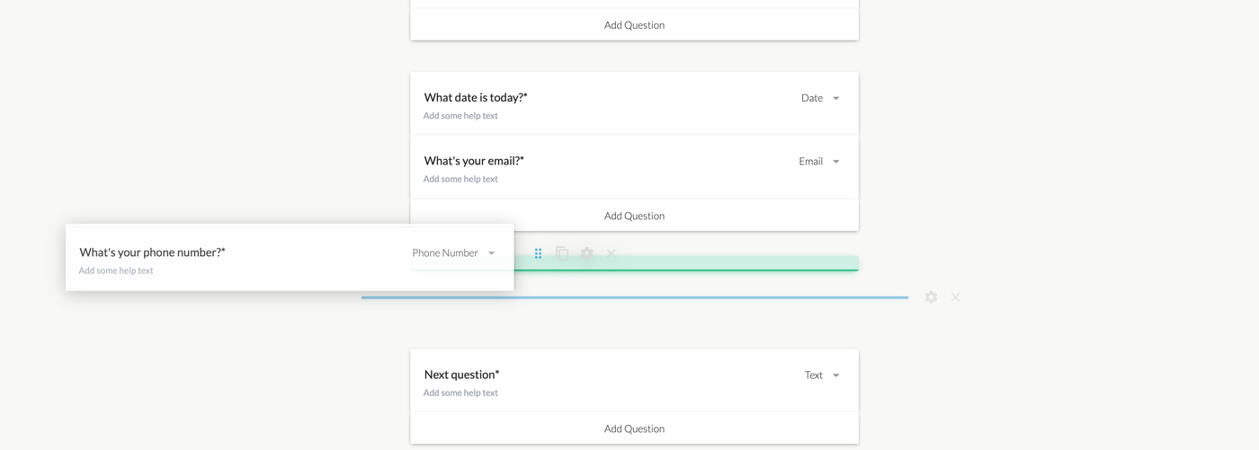 Can I drag and drop questions? Paperform Help Center