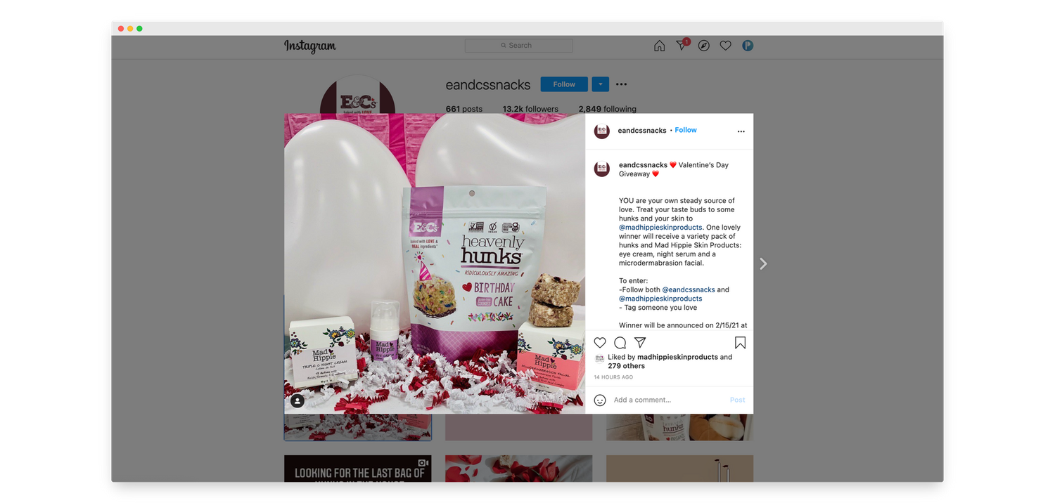 E&C Instagram post screenshow 