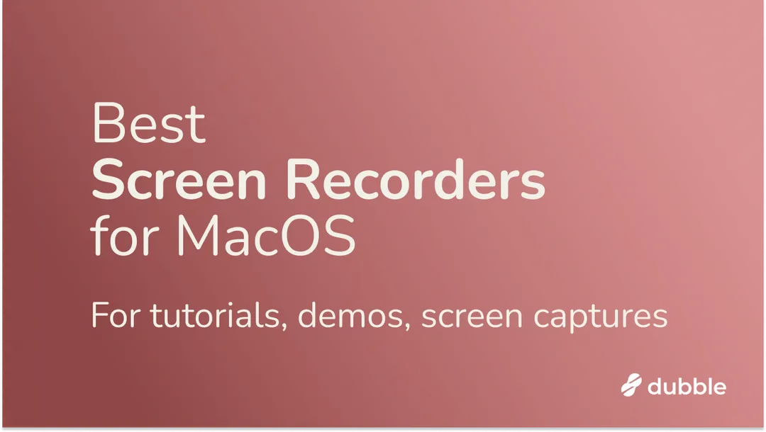 Best Screen Recorders for MacOS Users