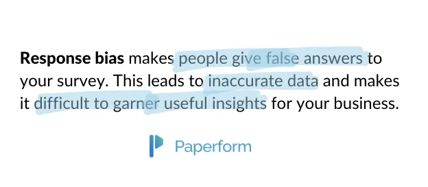 The 5 Most Harmful Survey Response Biases And How To Avoid Them