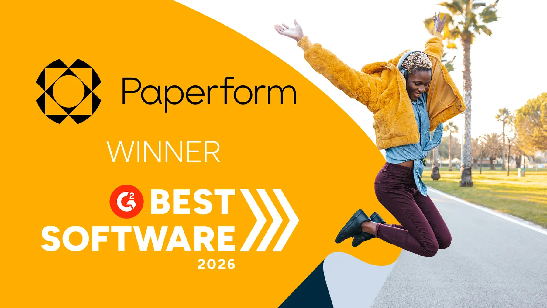 Paperform Named a 2026 G2 Best Software Award Winner