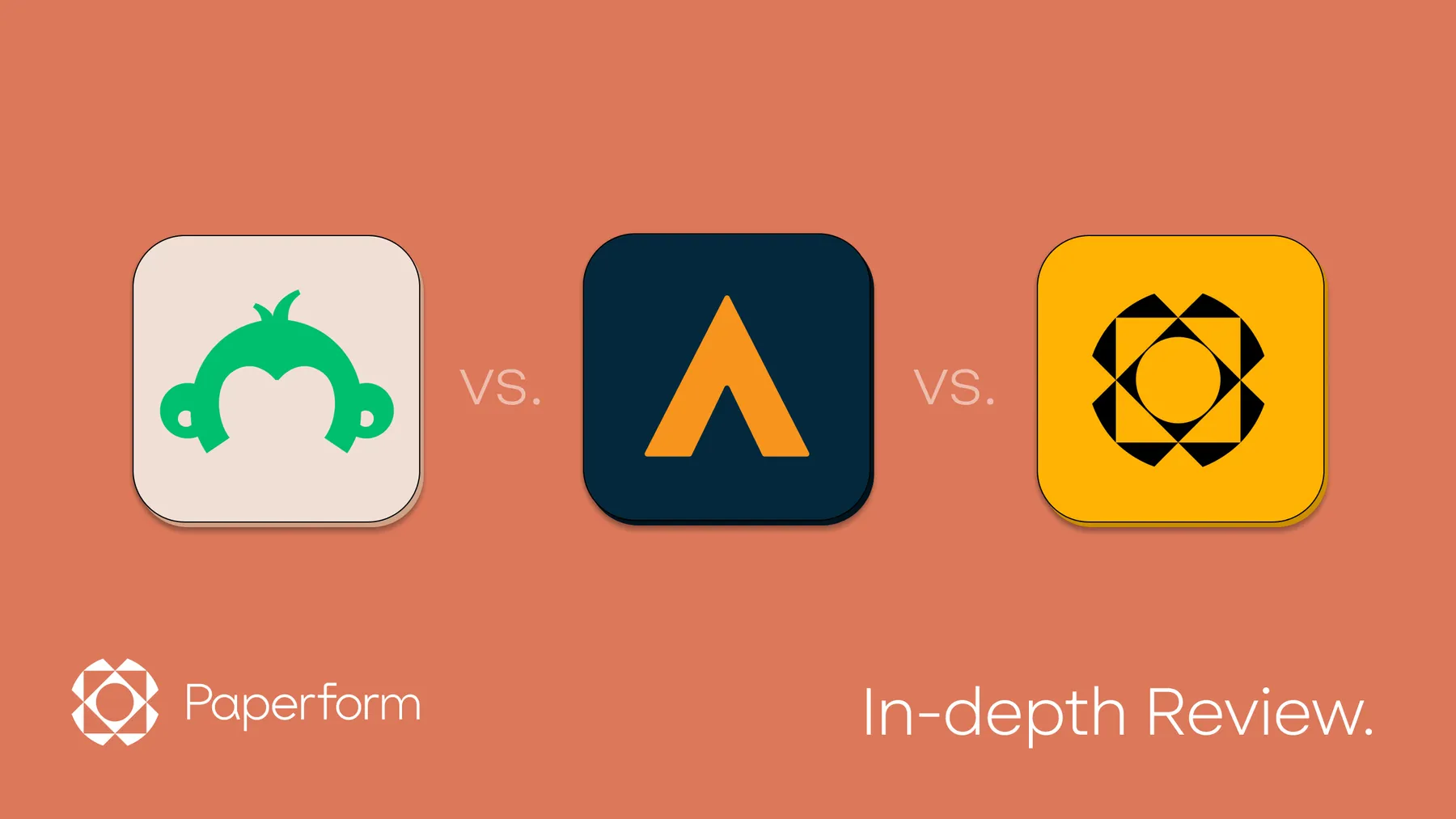In-depth Review: SurveyMonkey vs. Alchemer vs. Paperform