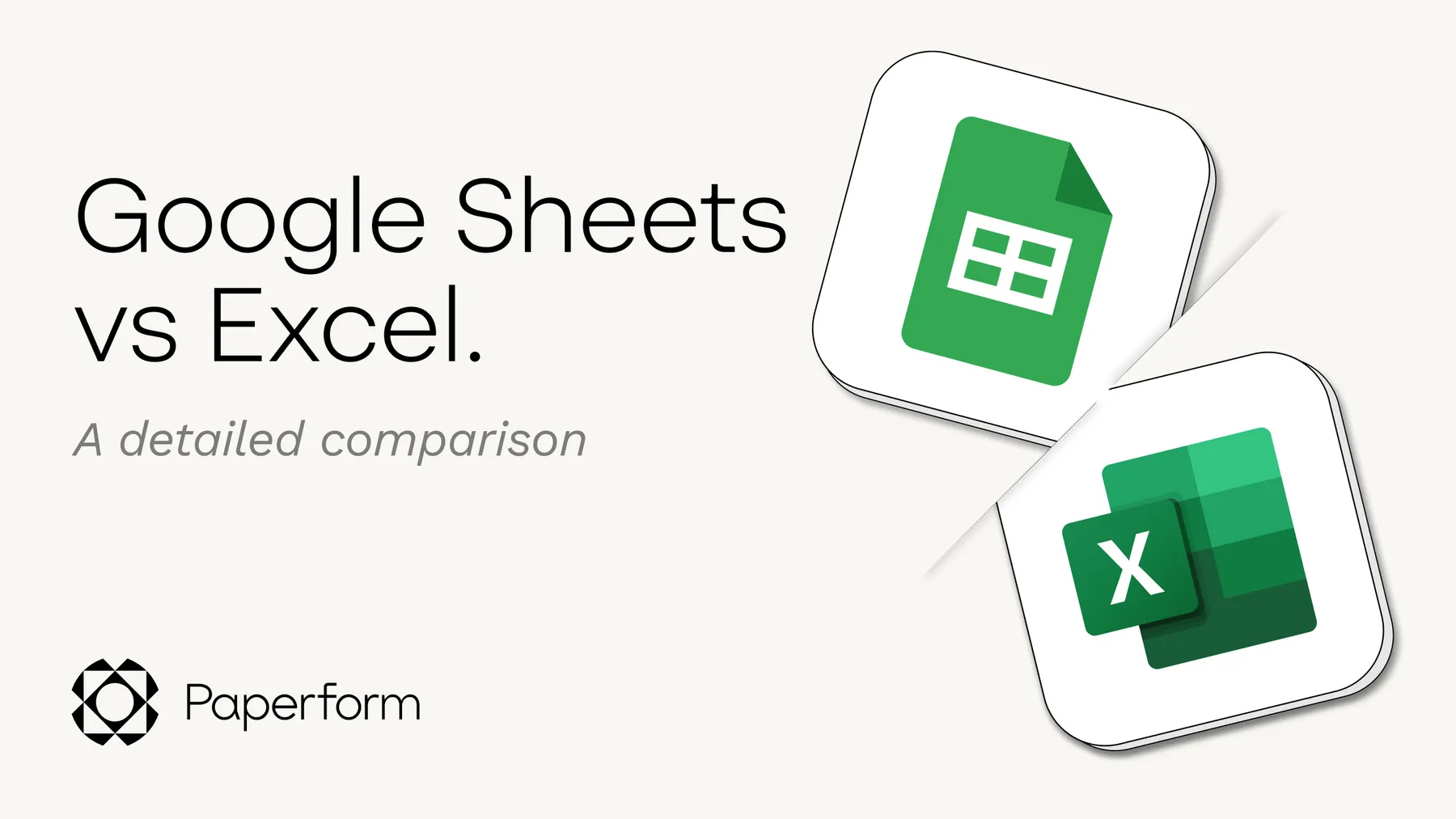 Google Sheets vs. Excel: which spreadsheet app is right for you?