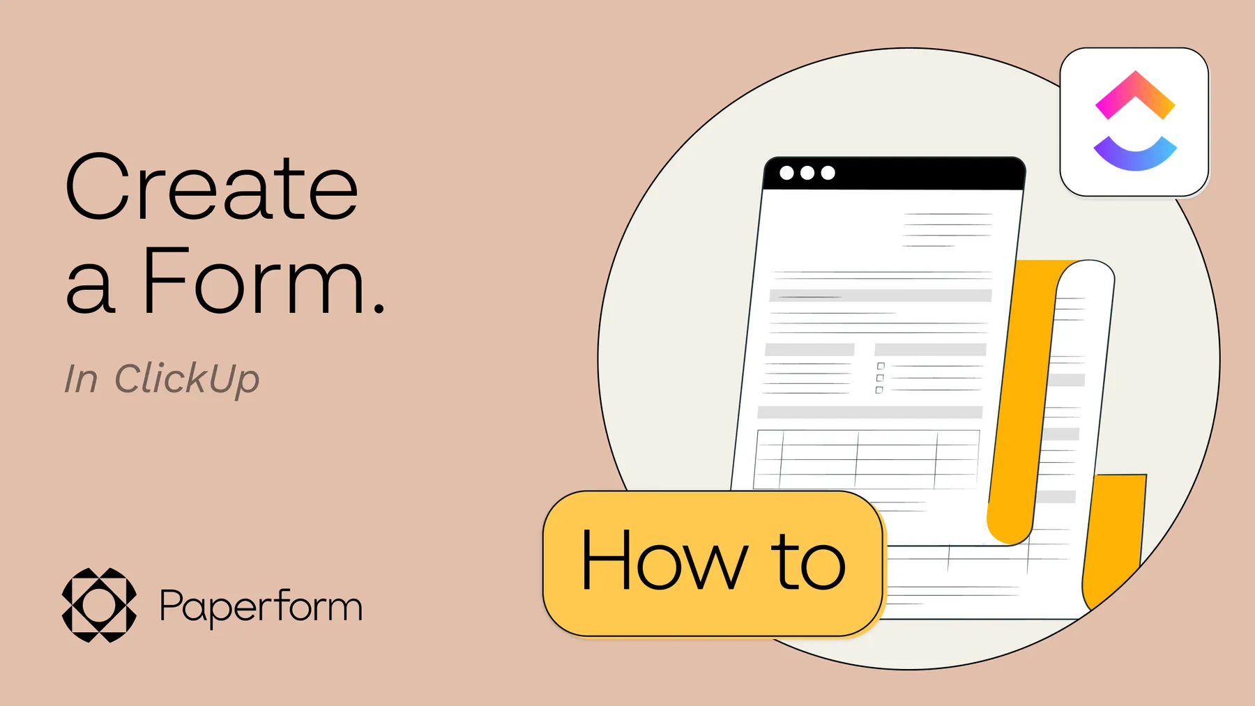 How to create forms in ClickUp