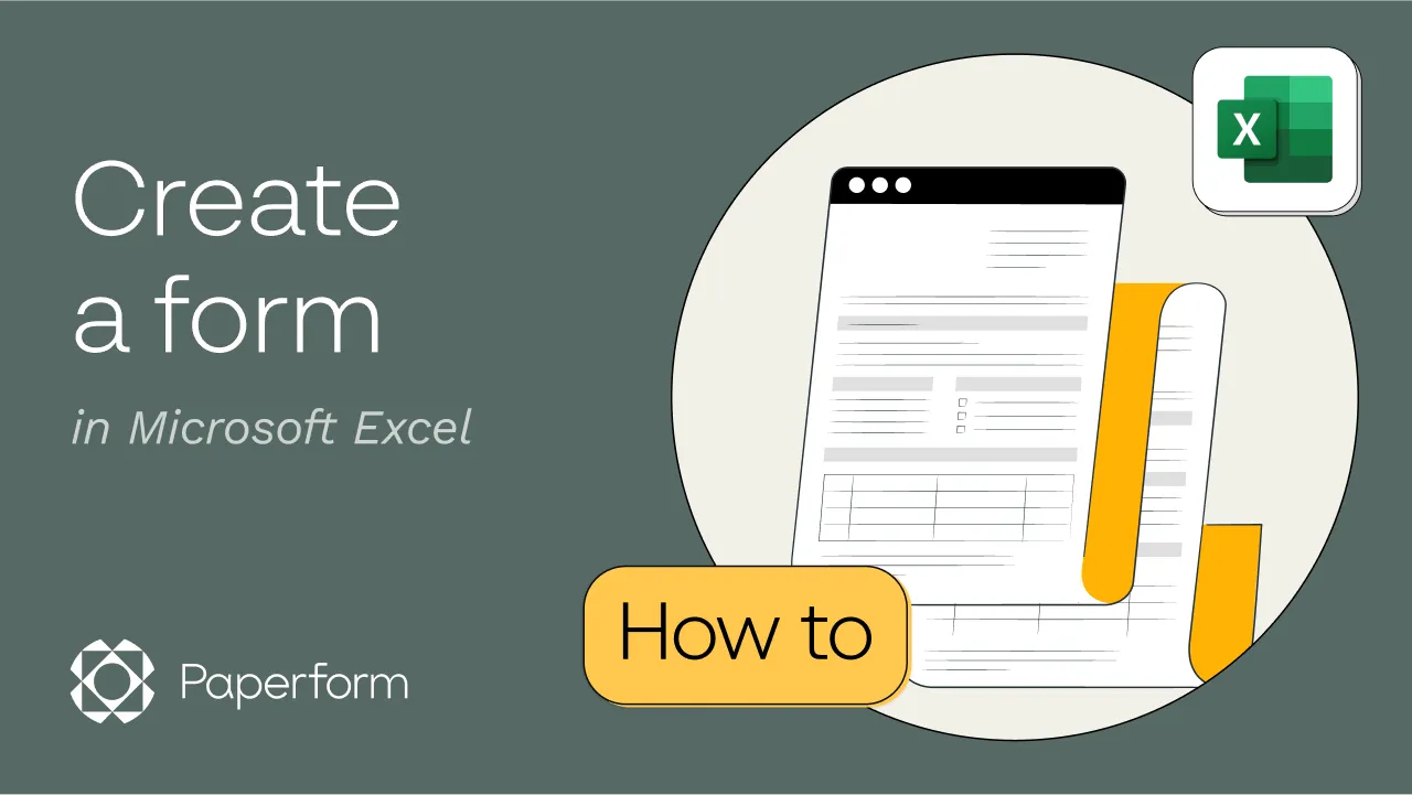 How to create a form in Excel (in 5 steps)