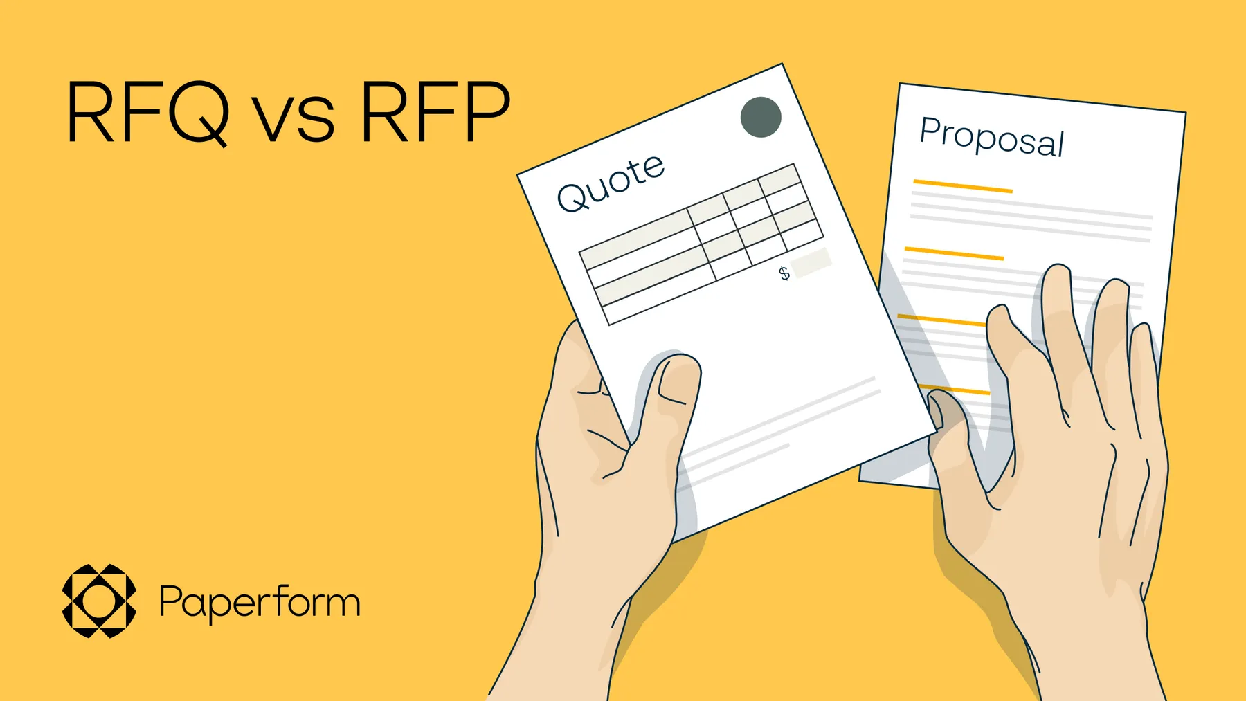 What is the difference between an RFQ vs. an RFP?