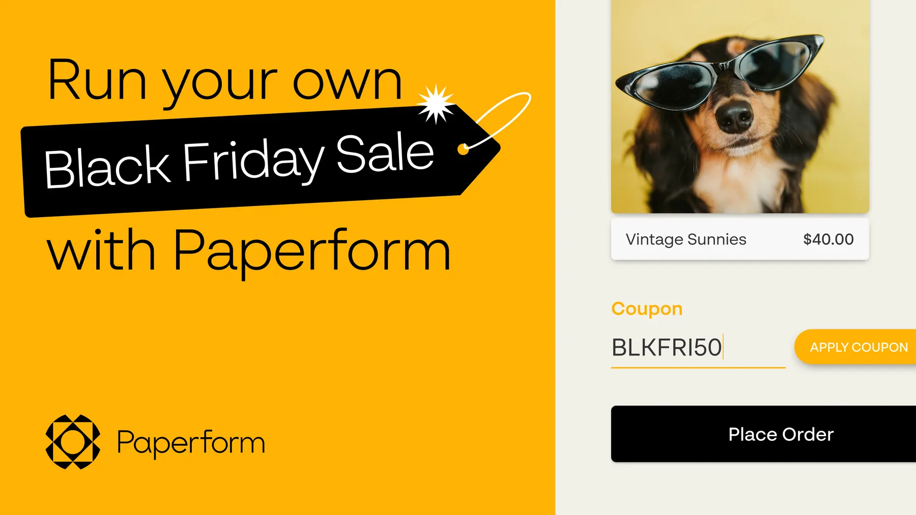 4 ways to run your own sales this Black Friday with Paperform