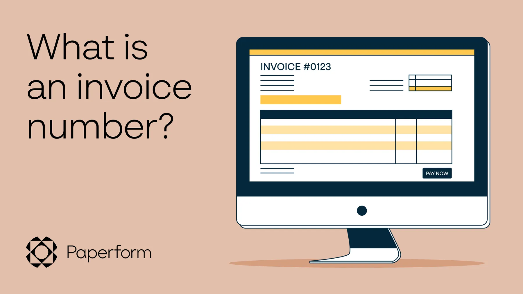 What is an invoice number and do I need one?