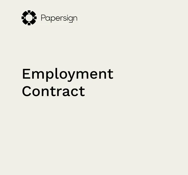 Employment Contract Template