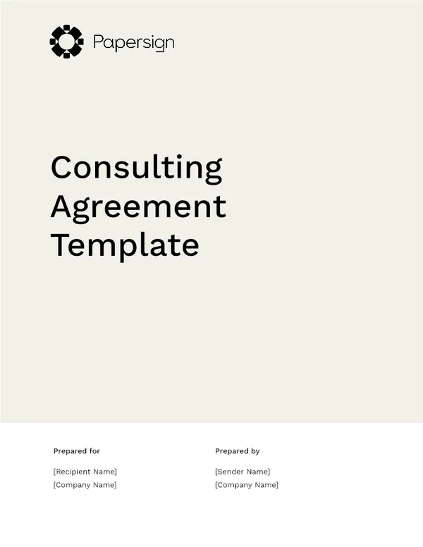 Consulting Proposal Template