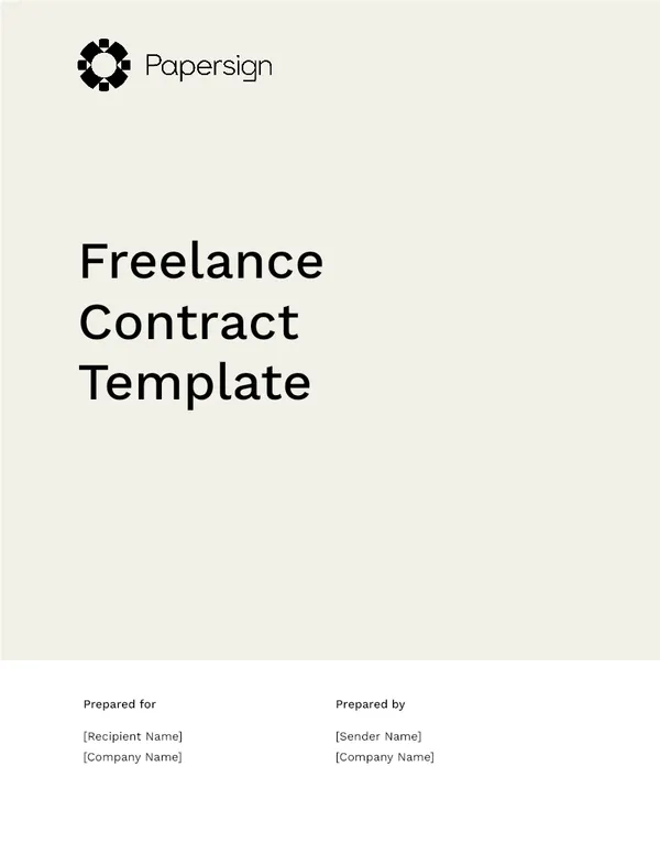 Freelance Contract Template
