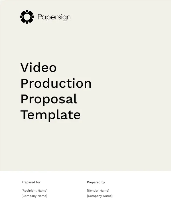 Video Production Contract Template