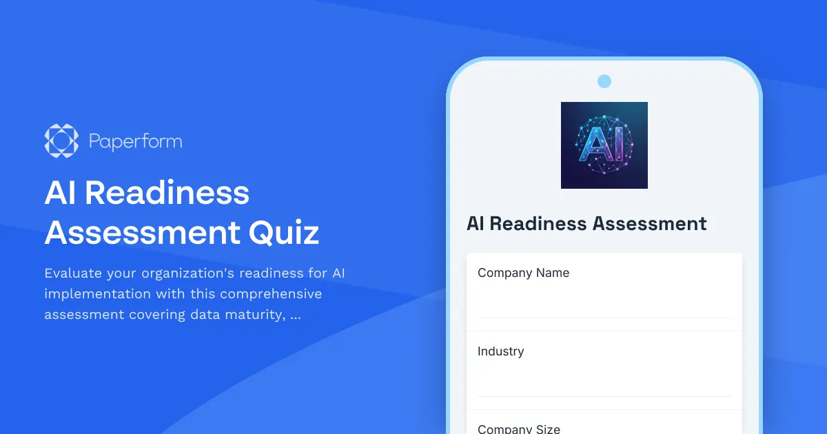 AI Readiness Assessment Quiz