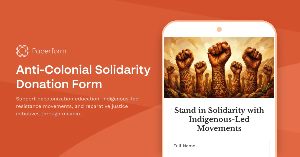 Anti-Colonial Solidarity Donation Form