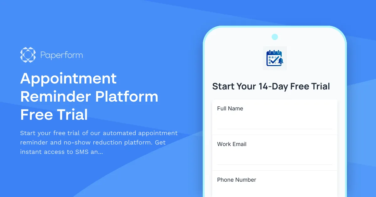 Appointment Reminder Platform Free Trial