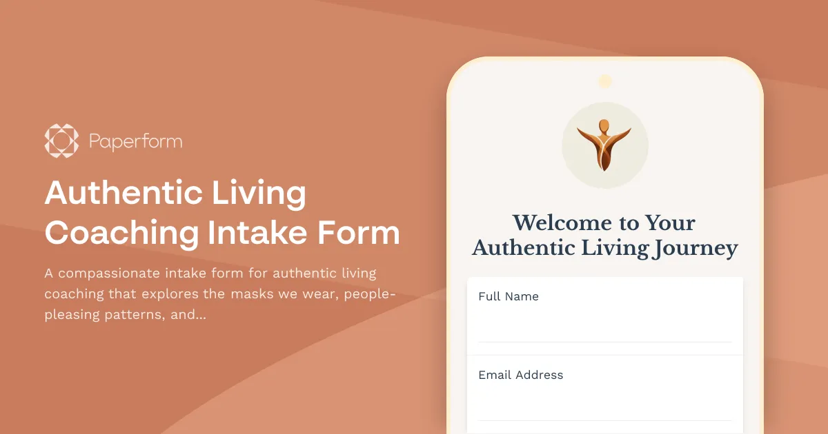 Authentic Living Coaching Intake Form