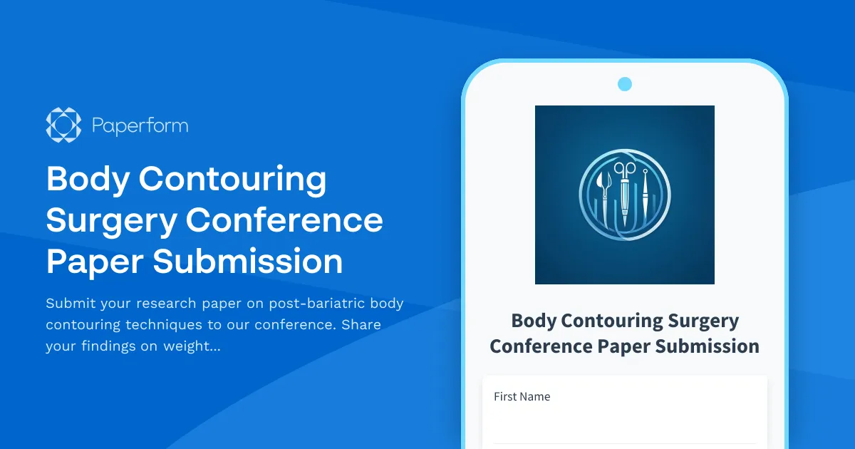 Body Contouring Surgery Conference Paper Submission