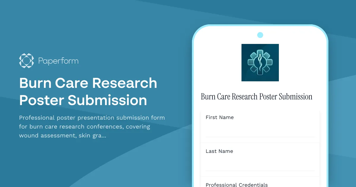 Burn Care Research Poster Submission