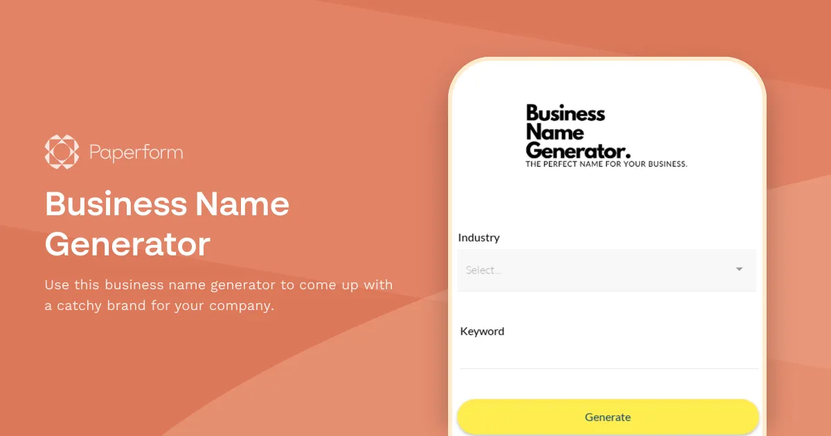 Business Name Generator