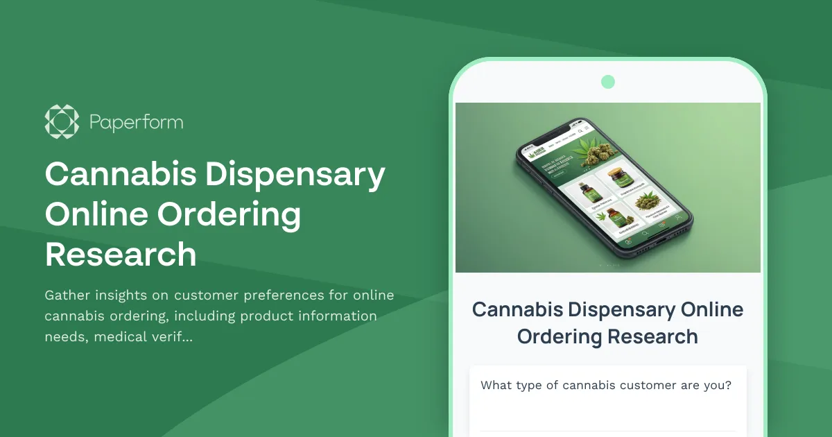 Cannabis Dispensary Online Ordering Research