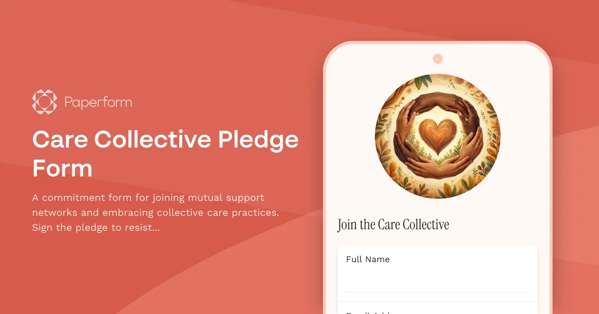Care Collective Pledge Form