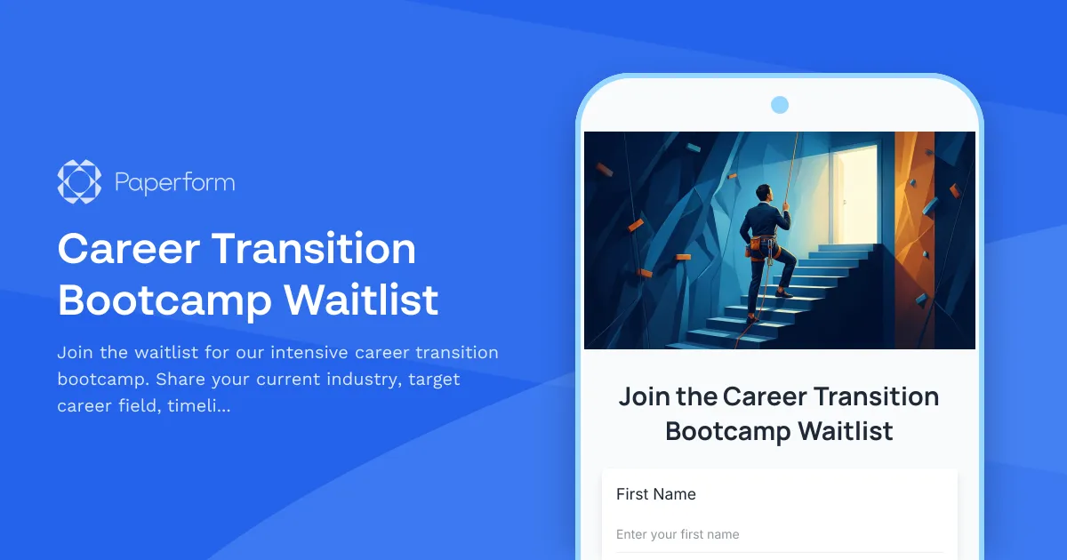 Career Transition Bootcamp Waitlist
