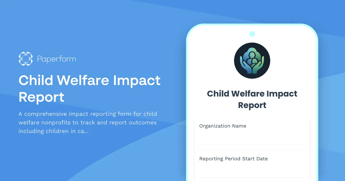 Child Welfare Impact Report