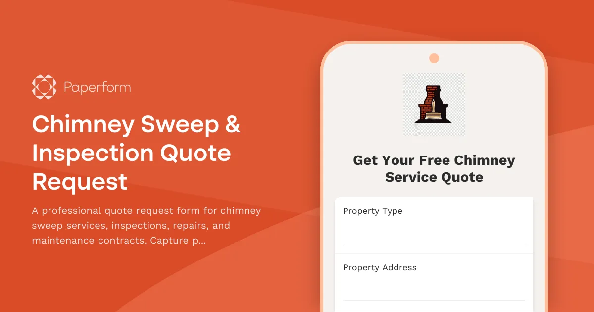 Chimney Sweep & Inspection Quote Request