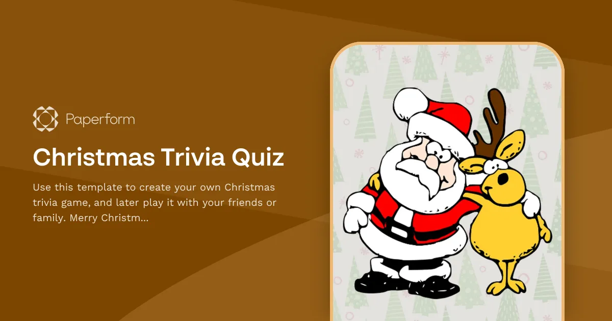 Christmas Trivia Quiz