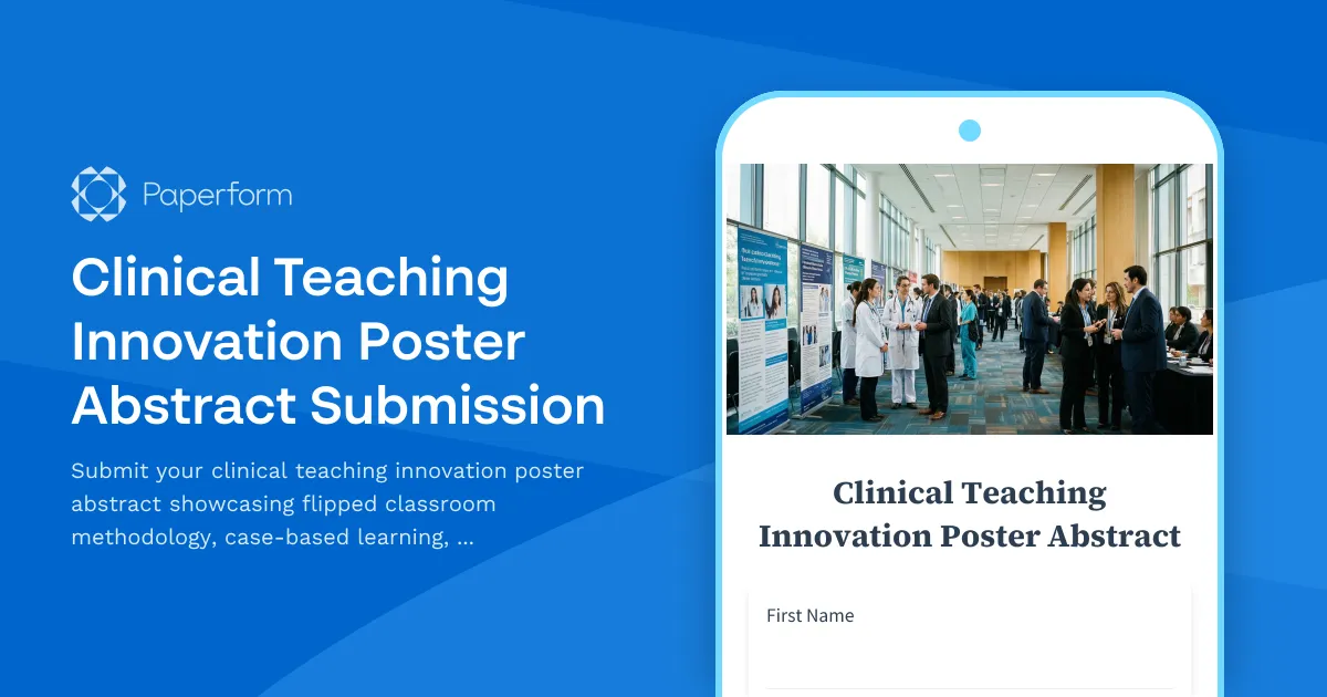 Clinical Teaching Innovation Poster Abstract Submission