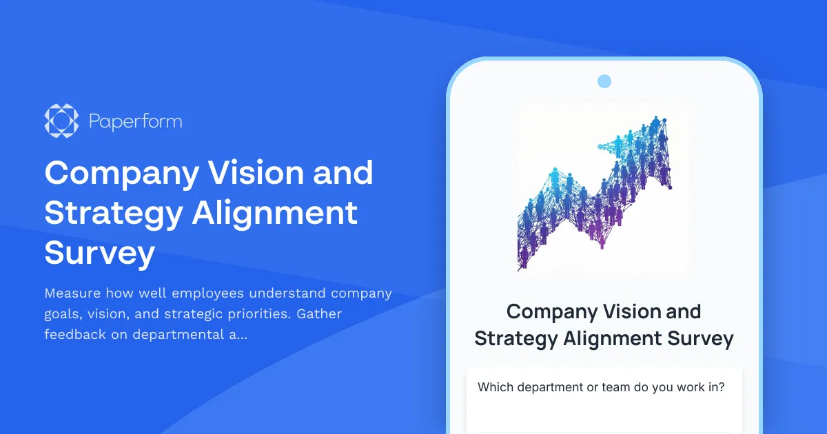 Company Vision and Strategy Alignment Survey