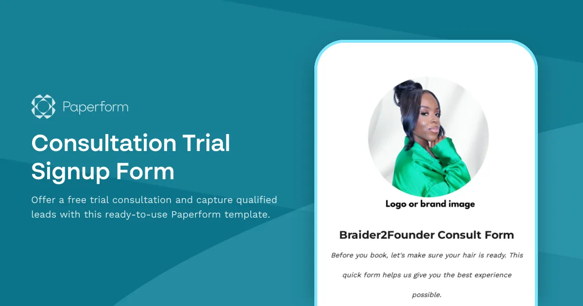 Consultation Trial Signup Form