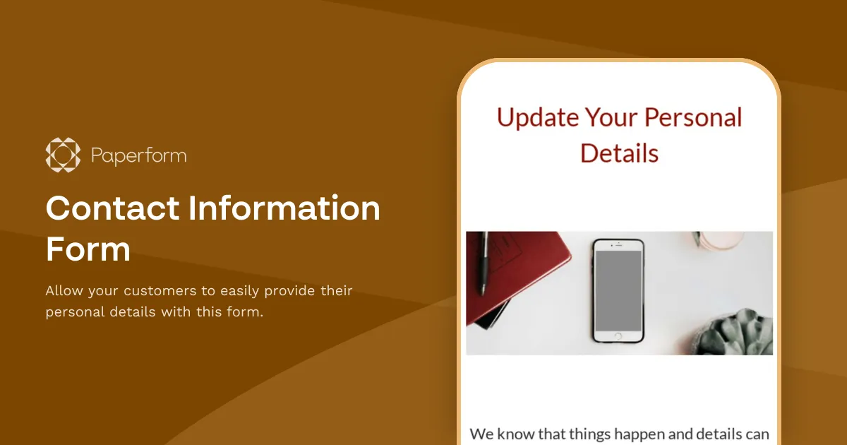Contact Information Form