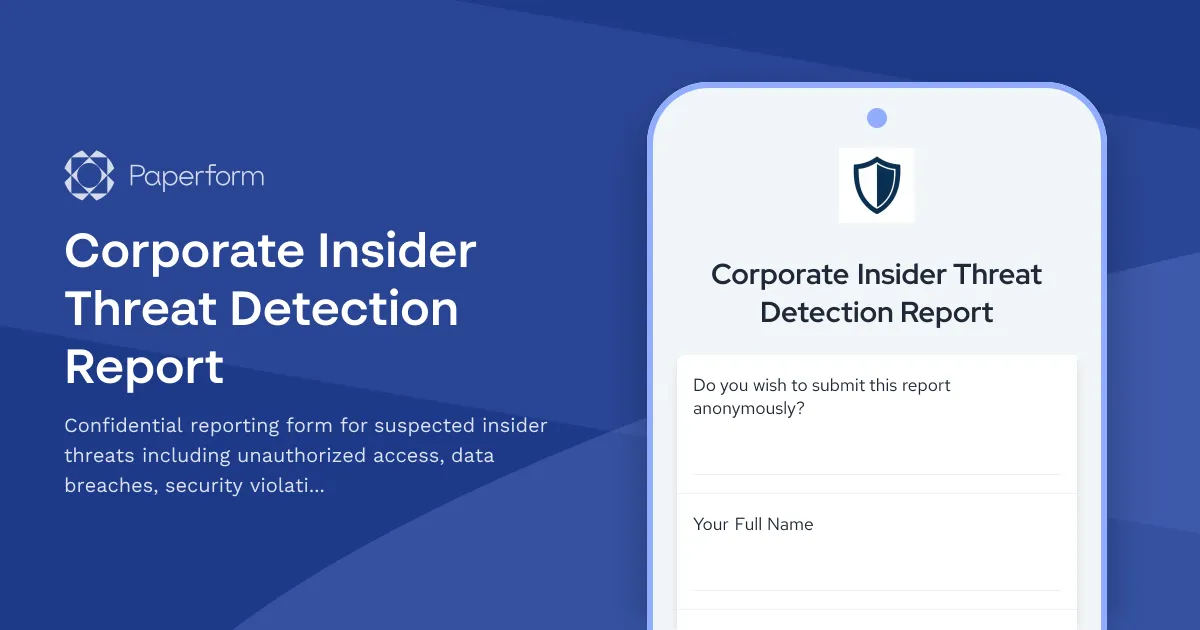 Corporate Insider Threat Detection Report