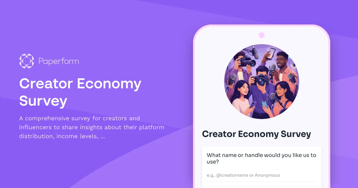 Creator Economy Survey